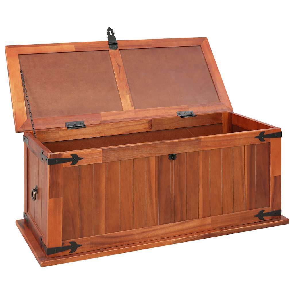 Storage Chest Brown Solid Acacia wood, MDF