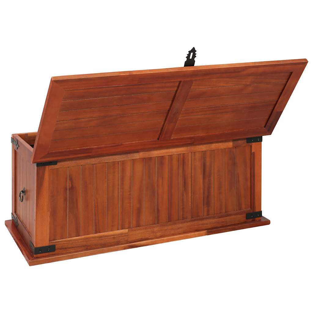 Storage Chest Brown Solid Acacia wood, MDF