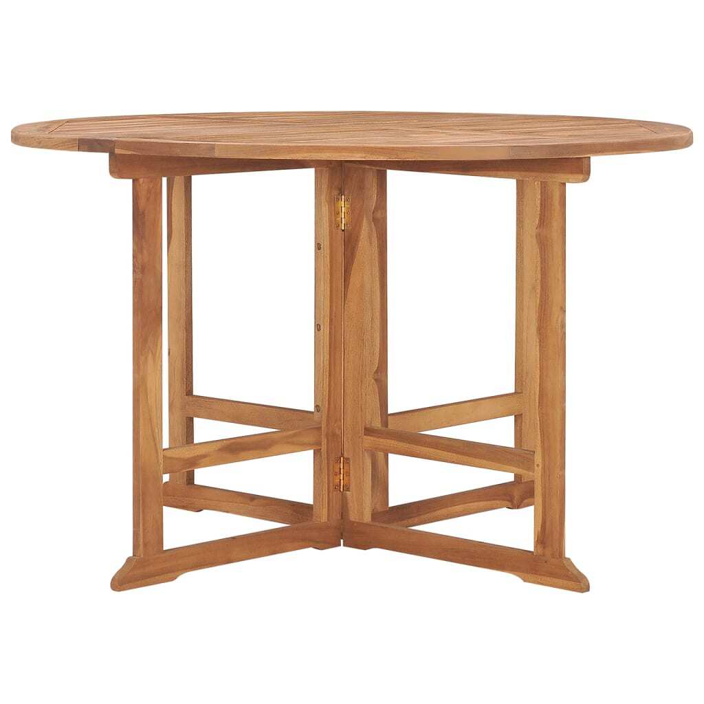 Outdoor Dining Set Natural teak Smooth-sanded teak hardwood