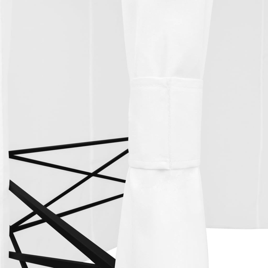 Garden Marquee with Curtains 141.7"x122.8"x104.3" White 0.6 oz/ft