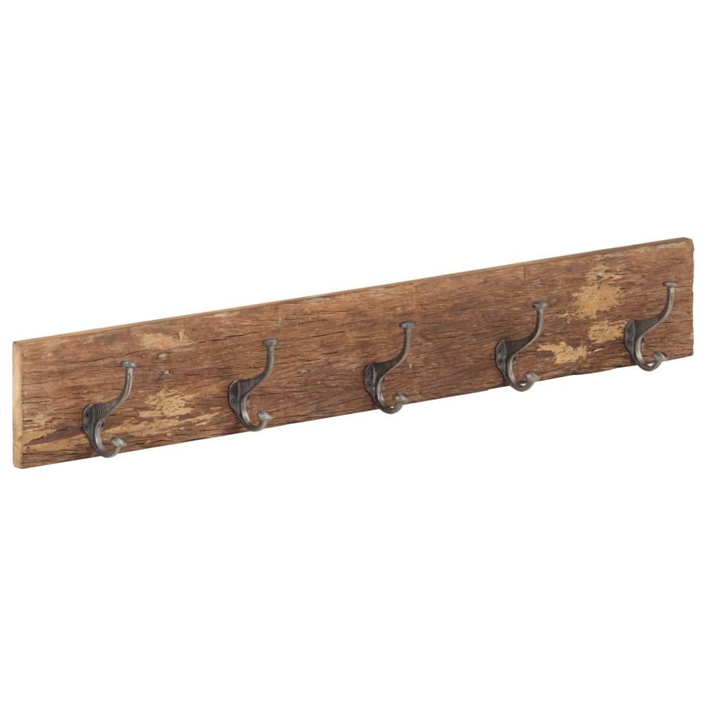 Hall Hanger Natural Wood Solid Reclaimed Wood Medium