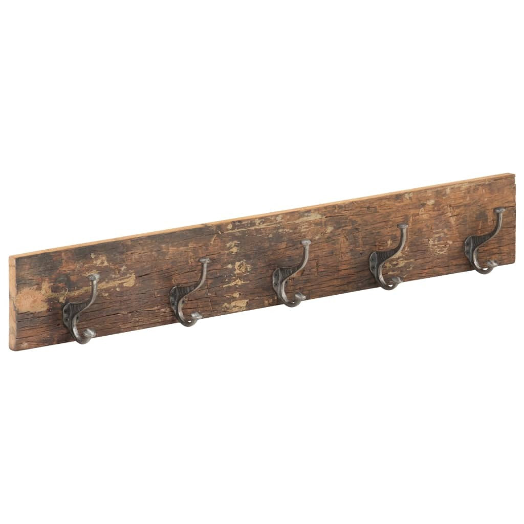 Hall Hanger Natural Wood Solid Reclaimed Wood Medium