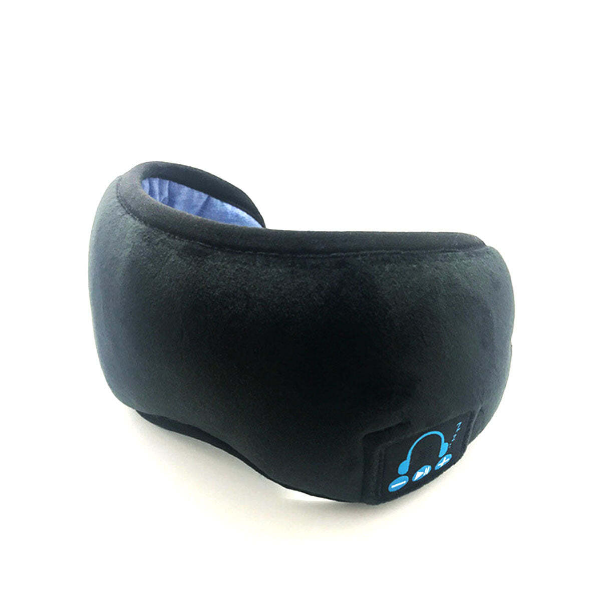 Color: BLACK - EZ Sleep Eye Blind Fold with Bluetooth Music
