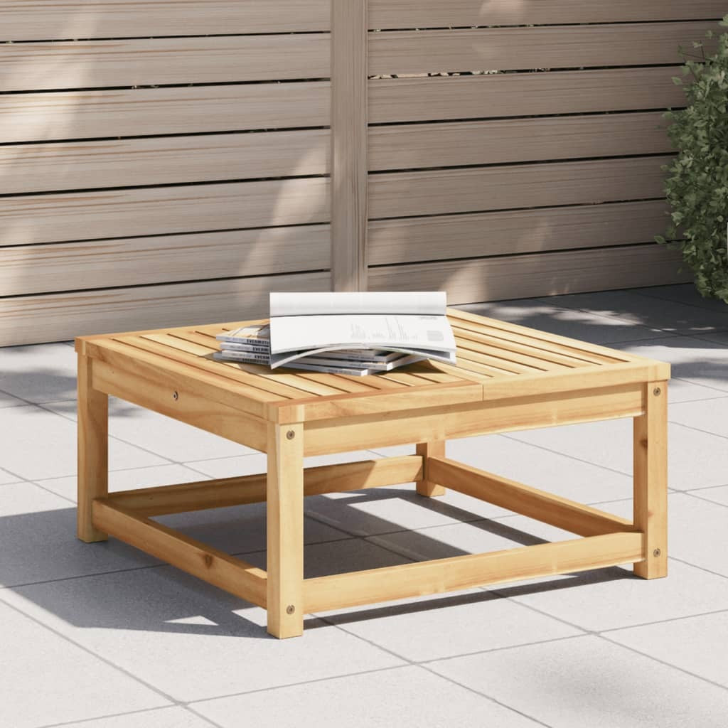 Garden Table Brown Solid Acacia wood Small Durable