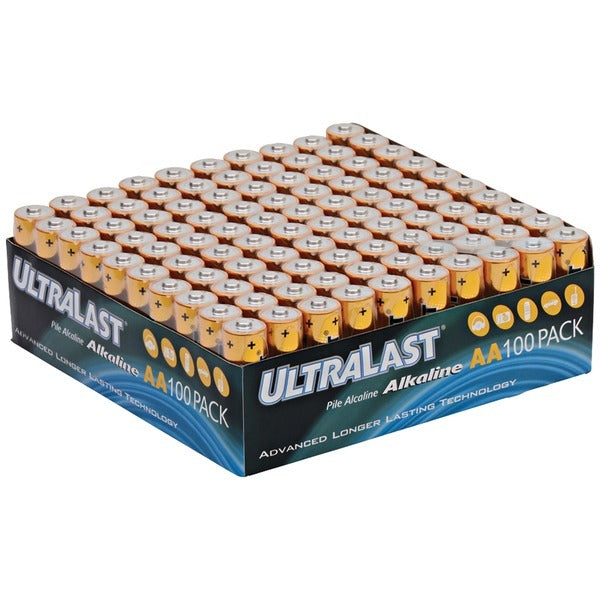 100pk 1.5v aa batt