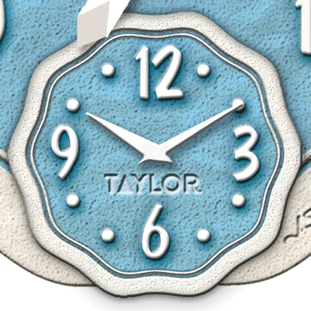 Taylor Precision Products 91620T 12-Inch Sandals Thermometer with Clock