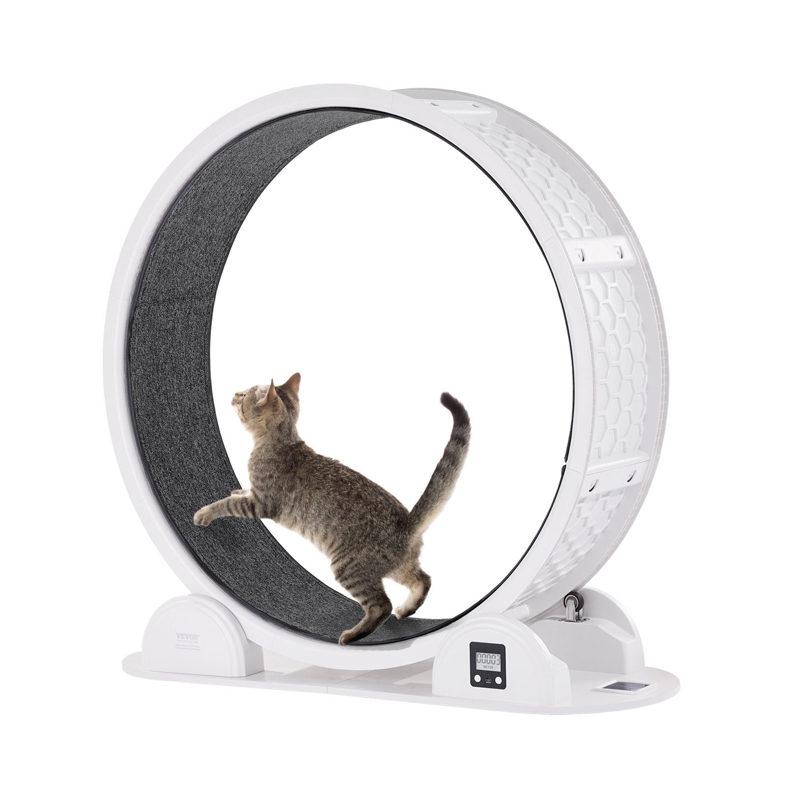 Cat Exercise Wheel with Pedometer, 40.8 in, Cat Running Wheel