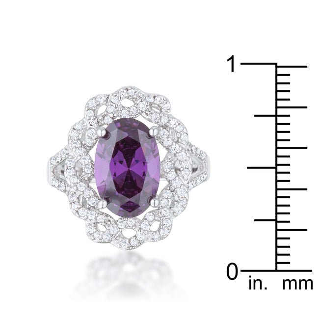 Amethyst Oval Classic Ring - LAWendy