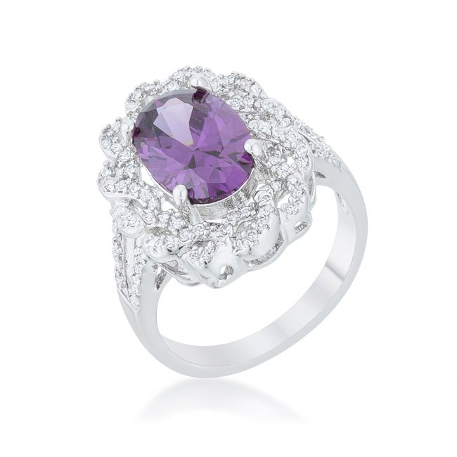 Amethyst Oval Classic Ring - LAWendy