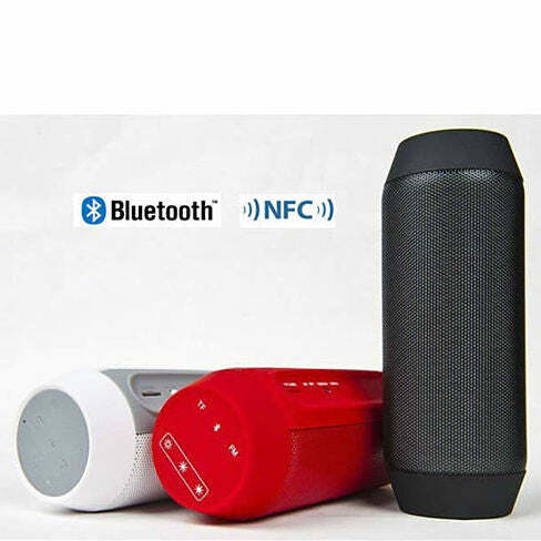 Bluetooth NFC Rainbow LED Lights and Music Speaker with FM Radio - LAWendy