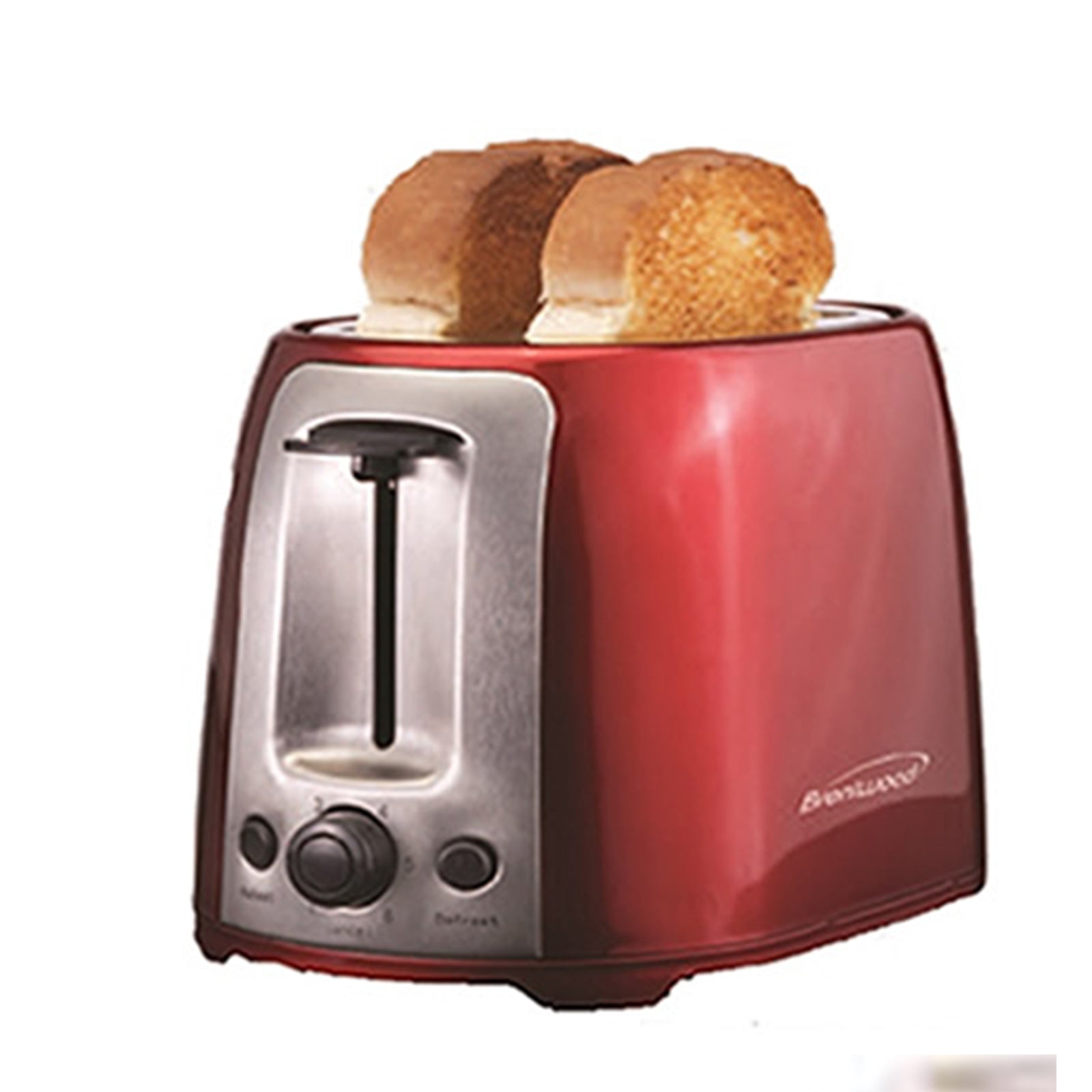 Brentwood 2 Slice Cool Touch Toaster in Red and Stainless Steel - LAWendy