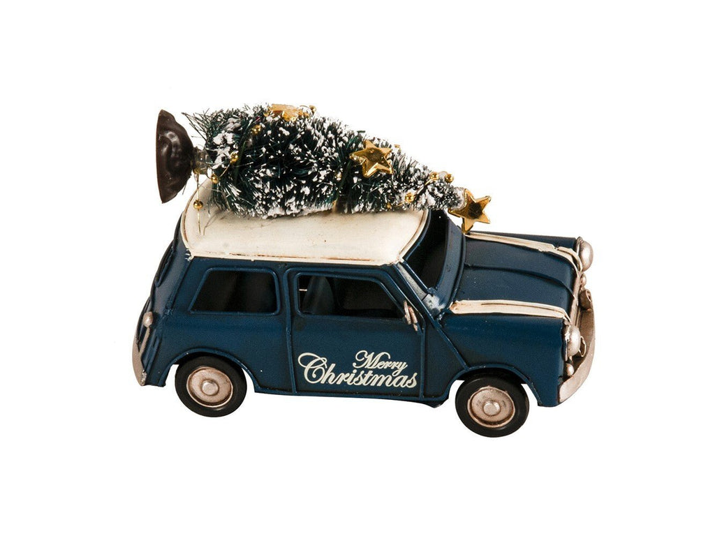 c19060s Mini Cooper Christmas Sculpture - LAWendy