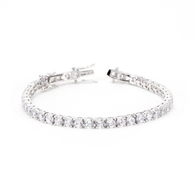 Clear Cubic Zirconia Tennis Bracelet - LAWendy