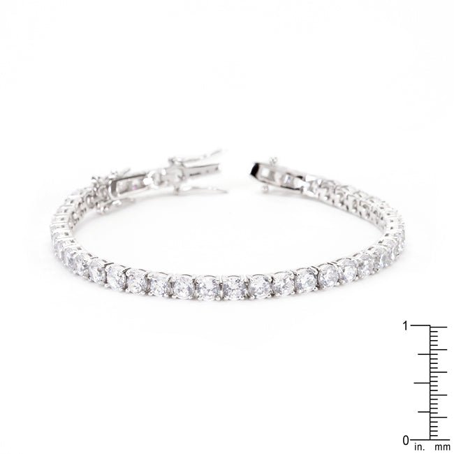 Clear Cubic Zirconia Tennis Bracelet - LAWendy