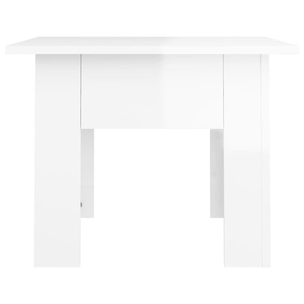 Coffee Table High gloss white Engineered wood Medium - LAWendy