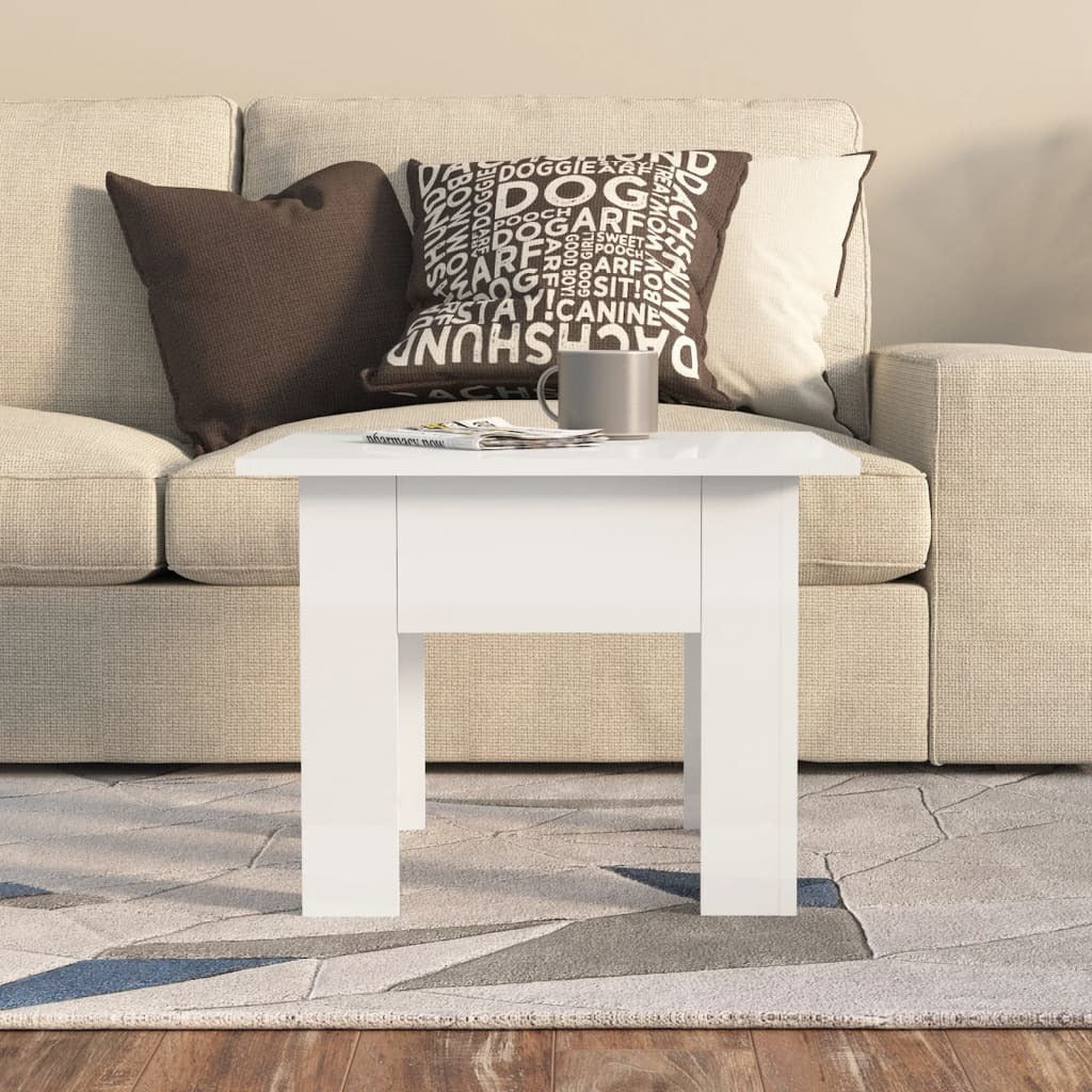 Coffee Table High gloss white Engineered wood Medium - LAWendy