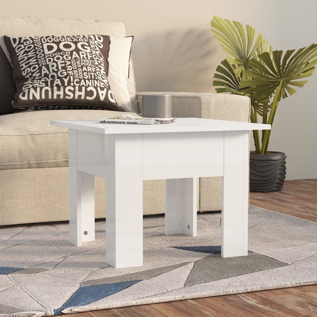 Coffee Table High gloss white Engineered wood Medium - LAWendy