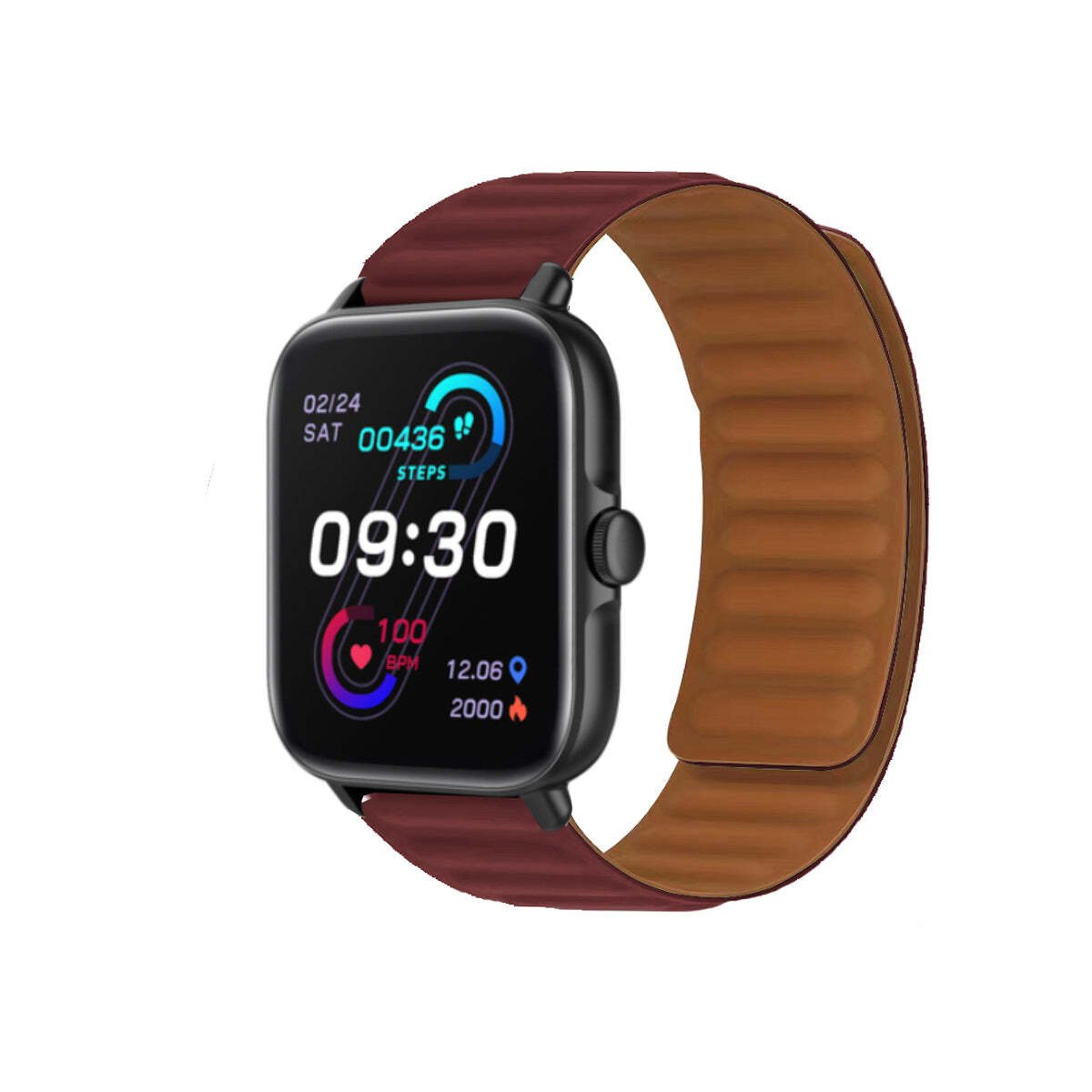 Color: Brown - SmartPRO Smartwatch With Magnetic Belt And Activity Tracker - LAWendy