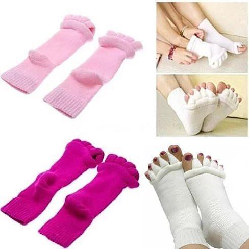 Color: White - SPAmper Me Therapeutic Socks In 6 Colors - LAWendy
