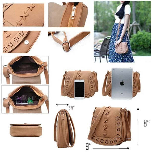 Daisy Dots Follow The Sun Handbags In 8 Colors - LAWendy