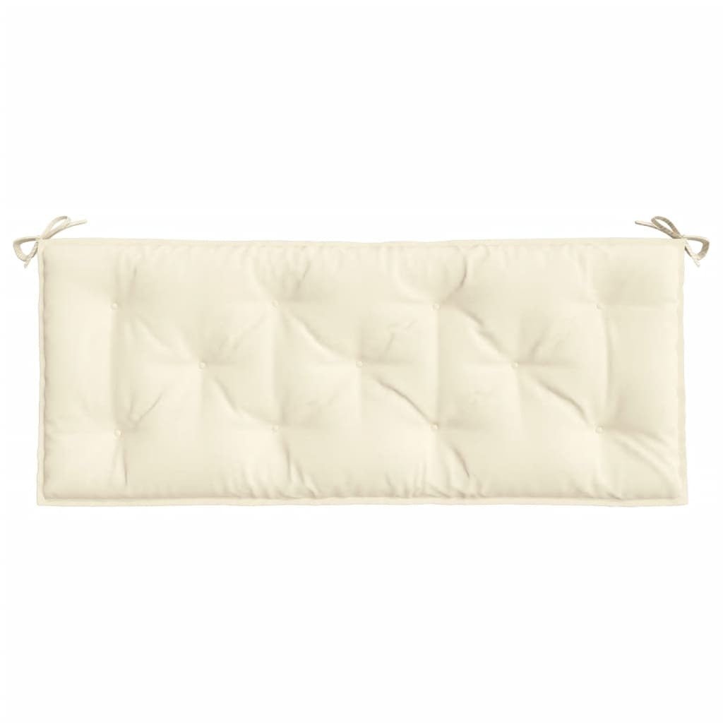 Garden Bench Cushion Cream White Oxford fabric (100% polyester) - LAWendy