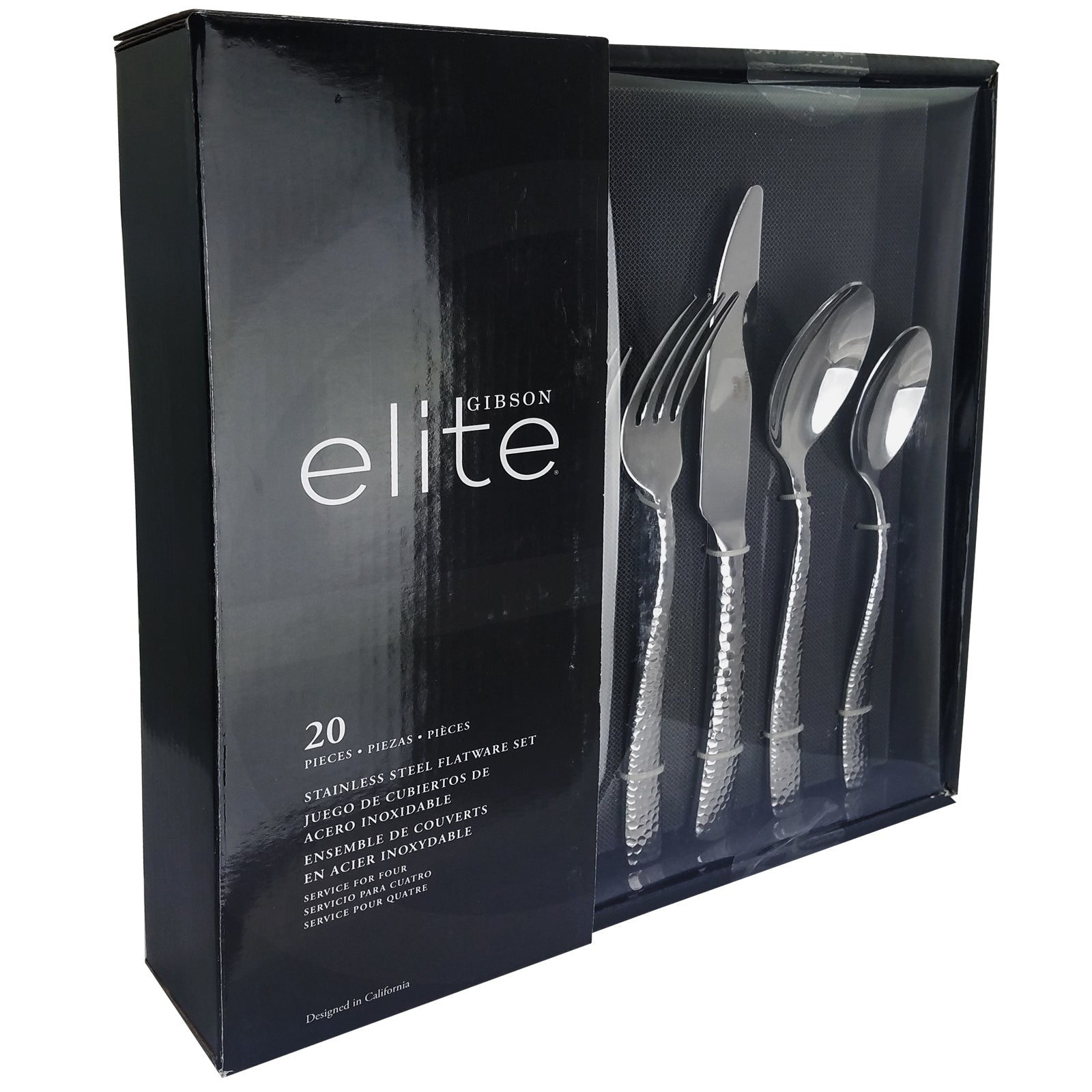 Gibson Elite Ambassador 20 Piece Stainless Steel Flatware Set - LAWendy