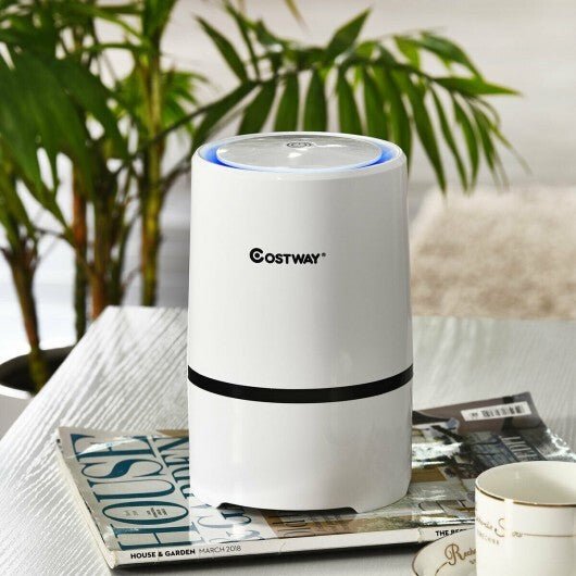Mini Ionic 3 - in - 1 Composite HEPA Air Purifier - Color: White - LAWendy