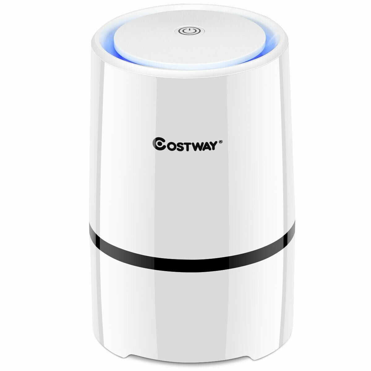 Mini Ionic 3 - in - 1 Composite HEPA Air Purifier - Color: White - LAWendy