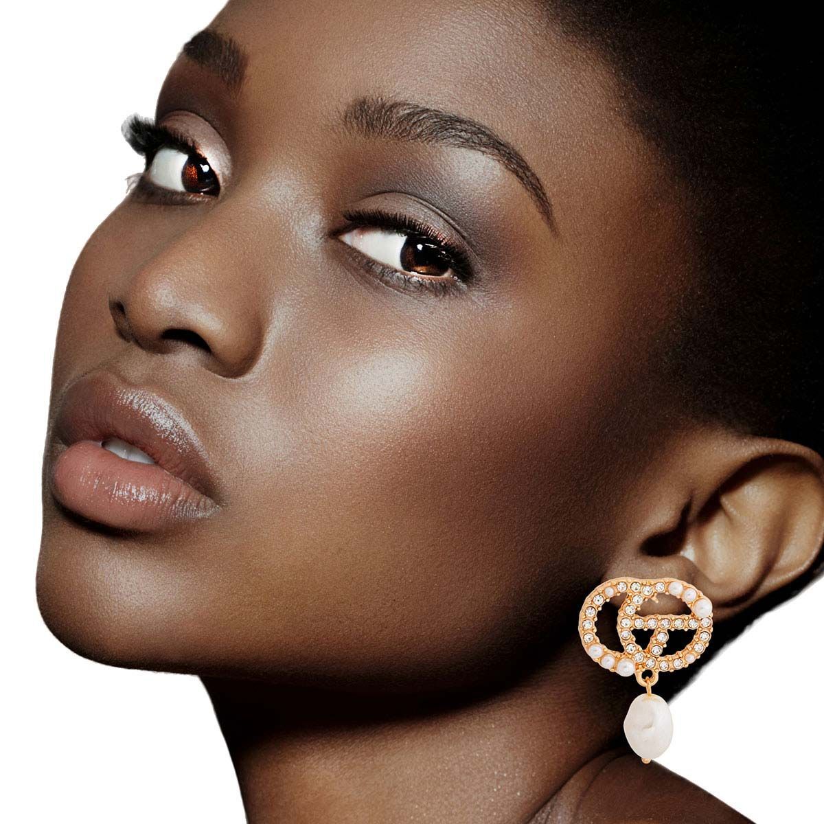 Pearl Letter Pizazz: Gold Studs - LAWendy