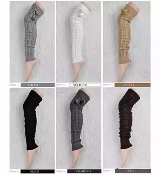 POMPOM LOVE Adorable Knee High Socks - LAWendy