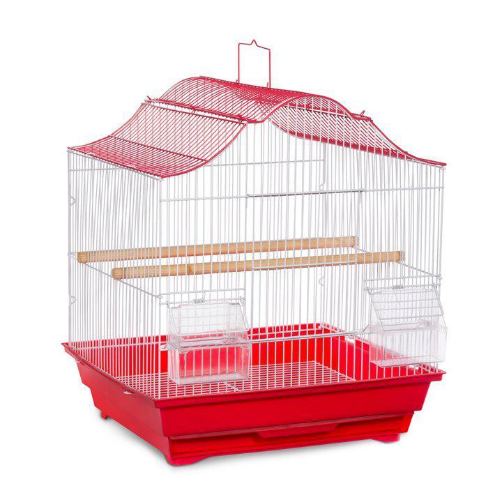 Prevue pet Soho Crown Top Roof Red White - LAWendy