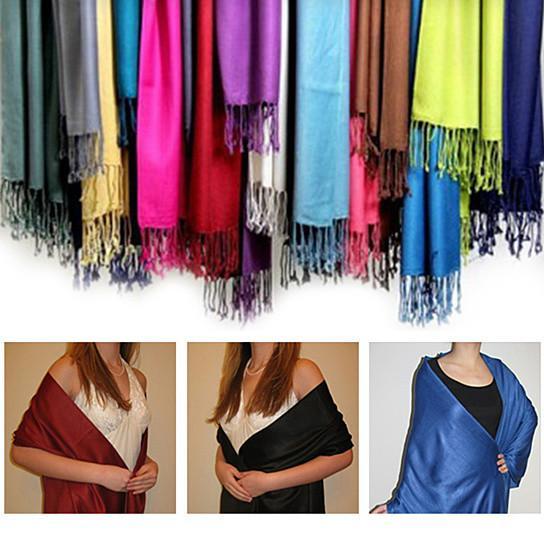 Privilege Pashmina Shawls With Fringe Benefits - LAWendy