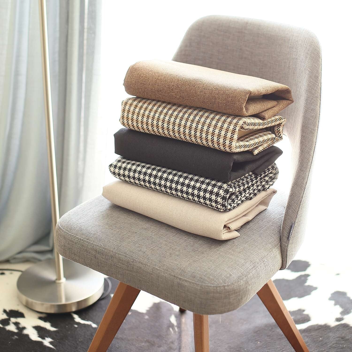 Set Of 2 Black Solid Lumbar Pillow Covers - LAWendy