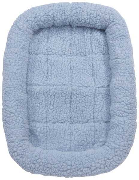 Slumber Pet Sherpa Crate Beds S Slate Blue - LAWendy