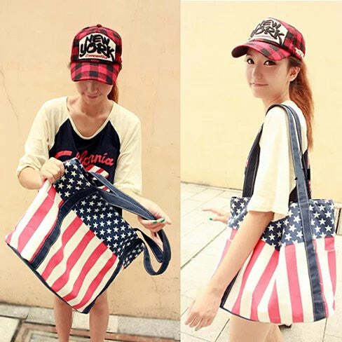 Star Spangled Canvas Bag - LAWendy