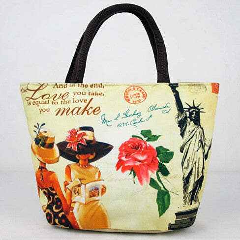 Style: New York Runway - Souvenirs Hand Bags In Canvas From Journey Collection - LAWendy