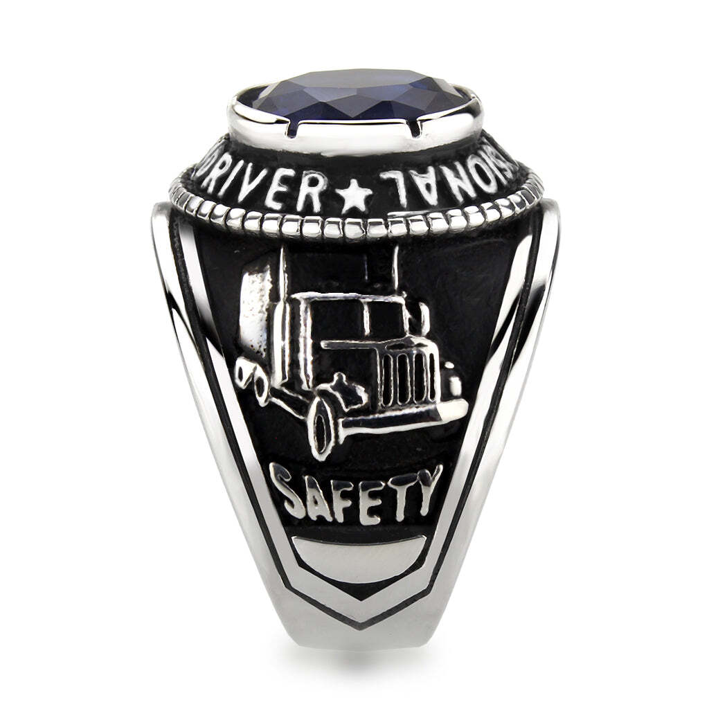 TK30320 - Trucker Ring in Montana Blue - LAWendy
