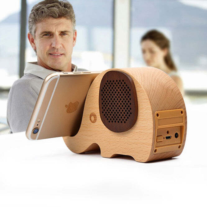 WOODSY GOODSY 2 IN 1 Bluetooth Speaker And Cell Phone Stand - LAWendy